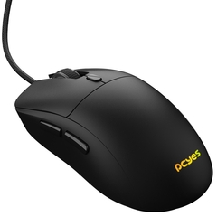 Imagem do Mouse Gamer Pcyes Basaran Black Vulcan RGB 12.400DPI 6 Botões - Pmgbrbv