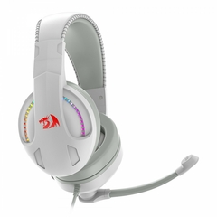 Imagem do Headset Gamer Redragon Cronus White Led RGB P2 C/ Adaptador P3 (Pega em Todas as Platafor