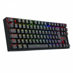 Imagem do Teclado Mecânico 80% Redragon Kumara Pro Black RGB Bluetooth/Wireless Recarregável Switch Brown