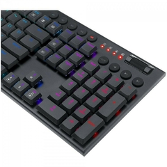 Imagem do Teclado Gamer Mecânico Redragon Horus Led RGB Black Switch Brown Low Profile K619-RGB PT-BROWN