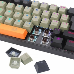 Imagem do Teclado Mecânico 60% Redragon Fizz Orange/Grey/Black RGB Switch Brown