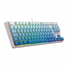 Imagem do Teclado Mecânico 80% Redragon Daksa Blue/White RGB Switch Brown