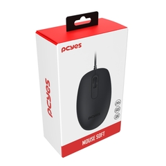 Mouse Office Pcyes MSSC01 1.200DPI - Silent Click - Cabo 2 Metros