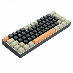 Teclado Mecânico 60% Redragon Lakshmi Orange/Black/Gray LED White Switch Brown