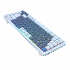 Teclado Mecânico Gamer Redragon Vili Led RGB Switch Brown Low-Profile