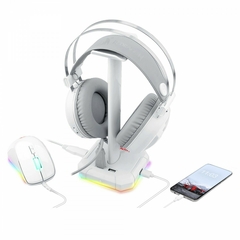 Suporte para Headset Redragon Scepter White Rgb