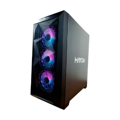 Gabinete Gamer Hayom Full Tower GB1770 *Com 4 Fans Led Rgb Controlável* - E-ATX, ATX, Micro-ATX e Mini-ITX