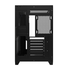 Gabinete Gamer Pcyes Forcefield Max Black Vulcan *Sem Fan* - ATX, Micro-ATX e Mini-ITX