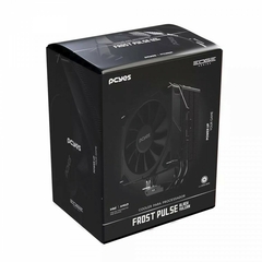 Air Cooler PCYES Frost Pulse Black Vulcan 120mm Intel/AMD LGA 1700 | AM5 HeatPipe: 4 (6mm) TDP: 180W - PEFPBV