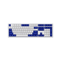 Kit Teclado e Mouse Sem Fio Gamer Akko MX108 Blue and White 2.4GHz/Bluetooth