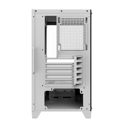 Gabinete Gamer Pcyes Forcefield Twr White Ghost *Sem Fan* - Micro-ATX e Mini-ITX