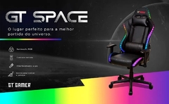 Cadeira Gamer Reclinável GT Space com LED RGB | GT Gamer