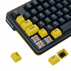 Teclado Mecânico 75% Redragon ELF Pro Black/Yellow RGB Switch Melt Gold - comprar online