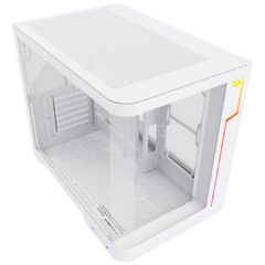 Gabinete Gamer Redragon Wideload Extreme White CA-605W *Sem Fan* - ATX, Micro-ATX e Mini-ITX - comprar online