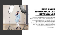 Iluminador Led B-Max BM-L17 Ring Light 16" + Tripé 2.10m - WZetta: Pcs, Eletrônicos, Áudio, Vídeo e mais