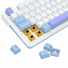 Teclado Mecânico 98% Redragon Gloria Pro White/Blue RGB Bluetooth/Wireless Recarregável Switch Bumblebee na internet