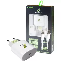 Carregador Turbo Com Cabo X-Cell 6.0A 30W Lightning XC-UR29 - comprar online