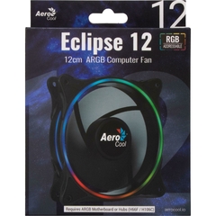 Cooler Fan 120mm Aerocool Eclipse Led ARGB *PWM *3P 5V Led Controlar ou *6 Pinos Controladora Aerocool - WZetta: Pcs, Eletrônicos, Áudio, Vídeo e mais