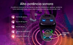 Caixa de Som Amplificada GT Evoke 1000 Bluetooth TWS | GT - WZetta: Pcs, Eletrônicos, Áudio, Vídeo e mais