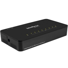 Switch 8 Portas IntelBras Fast Ethernet 10100 Mbps com QoS