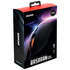 Mouse Gamer Pcyes Basaran Black Vulcan RGB 12.400DPI 6 Botões - Pmgbrbv - loja online