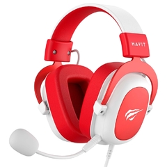 Headset Gamer Havit H2002D Red/White