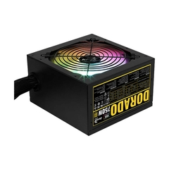 Fonte ATX 750W Real PFC Ativo 80 Plus Gold Aerocool Dorado Led RGB