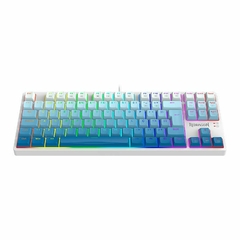 Teclado Mecânico 80% Redragon Daksa Blue/White RGB Switch Brown - loja online