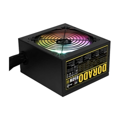 Fonte ATX 850W Real PFC Ativo 80 Plus Gold Aerocool Dorado Led RGB