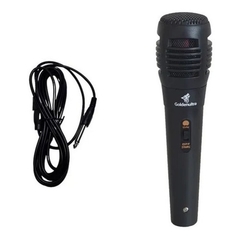 Microfone c/ Fio P2 3M Goldenutra + Adaptador P10