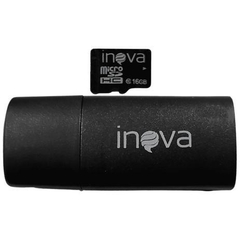 Cartão de Memória 16GB com Adaptador USB Inova
