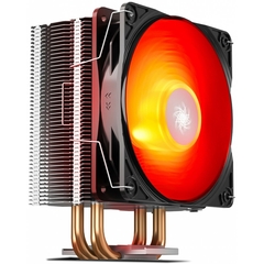 Air Cooler Deepcool Gammaxx 400 V2 120mm Led Vermelho Intel/AMD LGA1200 | AM4 HeatPipe: 4 (6mm) TPD: 150W ± 10% - DP-MCH4-GMX400V2-RD
