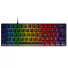 Teclado Mecânico 60% Pcyes Zot Black RGB Switch Blue