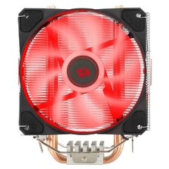 Air Cooler Redragon TYR 120mm Led Vermelho Intel/AMD LGA1200/1366 | AM4 HeatPipe: 4 (6mm) TDP: 130W - CC-9104R