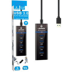 Hub USB 3.0 4 Portas Lehmox - comprar online