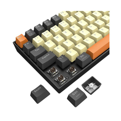 Teclado Mecânico 75% Redragon Phantom Pro Gray/Cream RGB Bluetooth/Wireless Recarregável Switch Brown + Conjunto de Keycaps Extras na internet