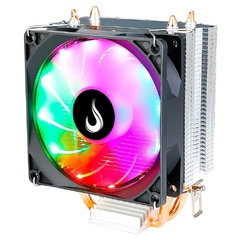 Air Cooler Rise Mode Z5 90mm Led Rainbow Intel/AMD LGA1200/1366/775 | AM4 HeatPipe: 2 (6mm) TDP: 120W - RM-ACZ-Z5-RGB
