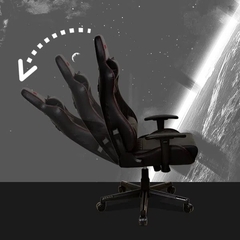 Imagem do Cadeira Gamer Reclinável GT Black com Almofadas de Pescoço e Lombar | GT Gamer