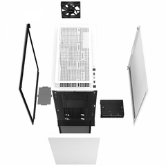 Imagem do Gabinete Gamer Deepcool CH 510 White *Com 1 Fan Sem Led* - E-ATX, ATX, Micro-ATX e Mini-ITX