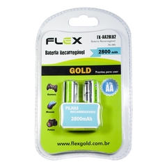 Pilha Recarregável AA 2UND Flex FX-AA28B2