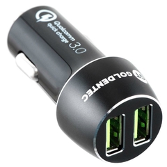 Carregador Veicular GT Energy 36W (2 USB) Quick Charge 3.0