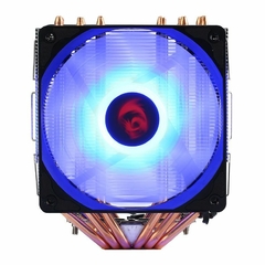 Air Cooler Redragon Rind 120mm Led RGB (Ligar na Placa Mãe* LED Controlável RGB 12V 4 Pinos) Intel/AMD LGA1700/2066/2011 | AM4 HeatPipe: 6 (6mm) TDP: 180W - CC-1054-RGB na internet