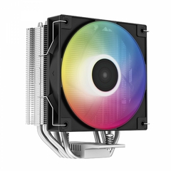 Air Cooler Deepcool Gammaxx AG400 120mm Led Rainbow Intel/AMD LGA1700 | AM5 HeatPipe: 4 (6mm) TPD: 220W ± 10% - R-AG400-BKLNMC-G-1