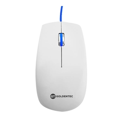 Mouse Óptico USB GT Colors Branco/Azul 1.000 DPI