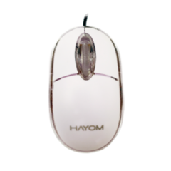 Mouse Óptico USB Hayom - MU2914 Branco 1.200 DPI