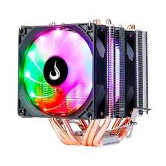 Air Cooler Rise Mode G800 2/90mm Led Rainbow Intel/AMD LGA1200 | AM4 HeatPipe: 6 (6mm) TDP: 130W - RM-AC-O8-RGB