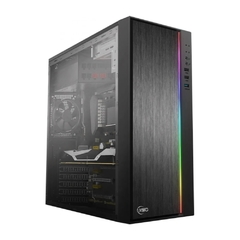 Gabinete Gamer KWG Vela M1 c/ Led RGB Frontal s/ Fan Led - ATX, Micro-ATX e Mini-ITX
