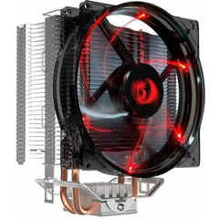 Air Cooler Redragon Reaver 120mm Led Vermelho Intel/AMD LGA1200 | AM4 HeatPipe: 2 (6mm) - CC-1011