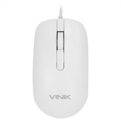 Mouse Óptico USB Vinik Branco Dynamic Slim DM126B 1.600 DPI