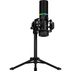 Microfone Streamer USB Streamplify RGB Mic Tripod Com Tripé Preto - comprar online